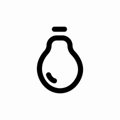 light bulb icon sign vector