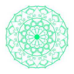 Color Explosion Mandala Artwork