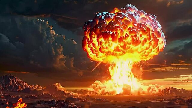 a nuclear explosion