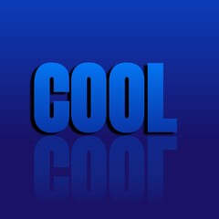 Cool text effect, typography.