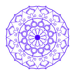 Bohemian Style Multicolored Mandala