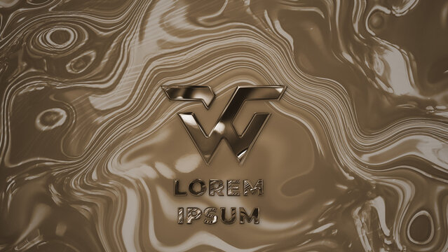 Chrome Liquid Animated Logo Reveal 382 1:1 16:9 9:16