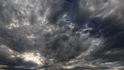 pretty sunrise golden clouds on the sky bg - photo of nature
