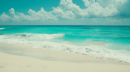 Obraz premium Turquoise waters and white sands