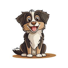 Cute Smiling Bulldog Vector Illustration for Logos and Prints