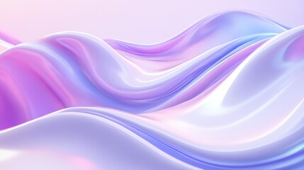 Naklejka premium Elegant and modern abstract background featuring delicate purple and blue curved lines in a luxurious isolated 3D rendering High quality 3D illustration