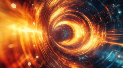 Obraz premium Abstract background with long light exposure effects