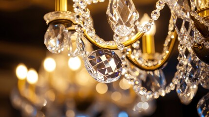 Crystal lighting fixtures