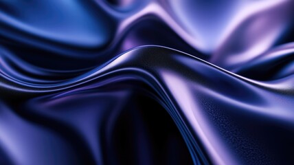 Fototapeta premium Abstract Blue and Purple Wavy Surface