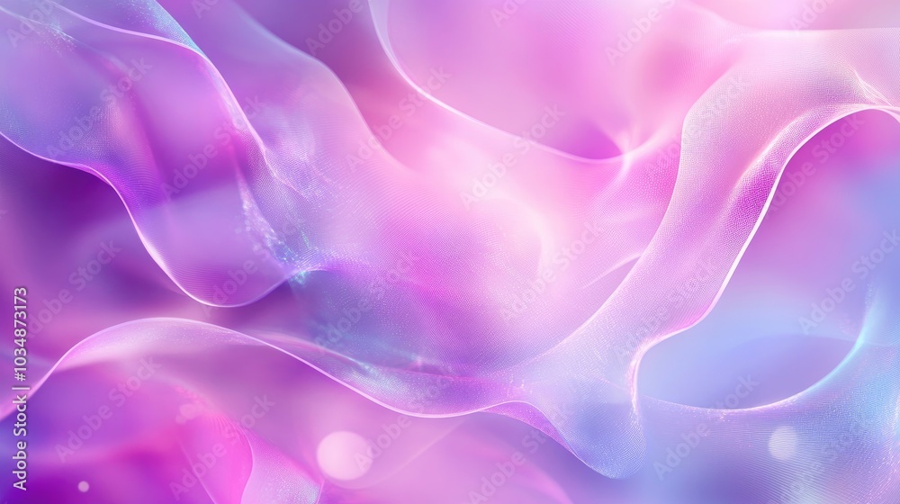 Poster iridescent gradient graphic mesh with a soft concept featuring an abstract background and a fantasy 
