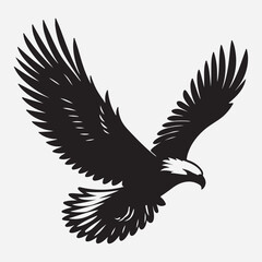 American Eagle silhouette isolated image