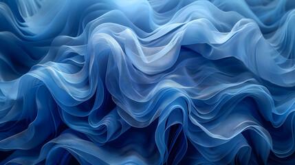 Obraz premium Abstract Blue Fabric Texture Background