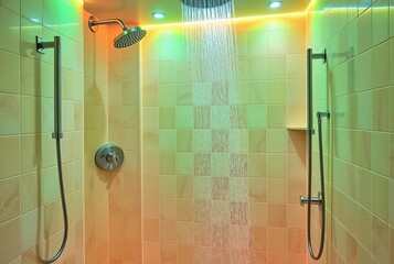 _ . Therapeutic Shower with Chromotherapy and Music ;