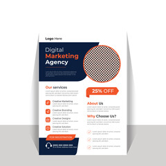 Corporate creative colorful business flyer template design set, abstract business flyer, vector template design or business poster template design