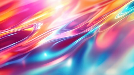 Abstract holographic background banner design