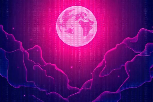 Digital Dreams A dreamlike ASCII art piece