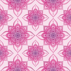 Mandala seamless pattern on background.