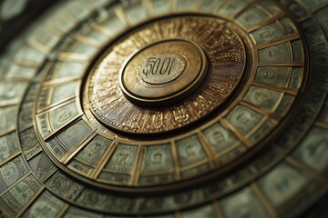 Obraz premium Intricate Money Design Background