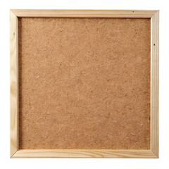 cork board isolated on transparent background