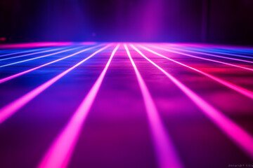 Vibrant Neon Laser Light Patterns