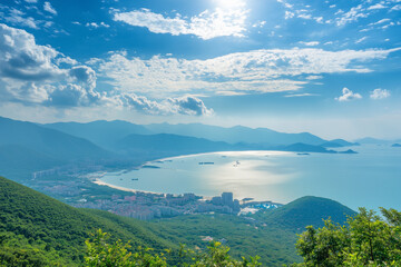 Fototapeta premium Stunning Coastal Landscape View
