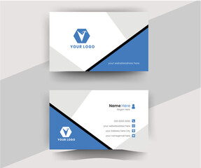 Fototapeta premium Corporate business card design template. vector illustration.