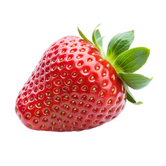 Amaou Strawberry Fruit isolated on transparent background