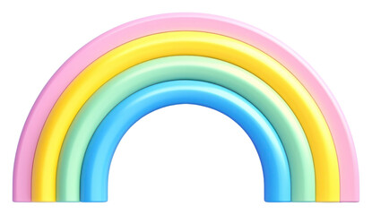 PNG Rainbow spectrum idyllic pattern.