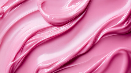 Obraz premium Pink cosmetic texture Smooth smudge texture&nbsp;background.