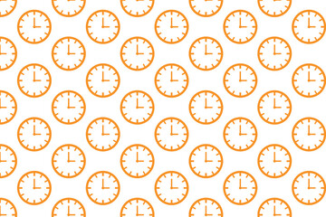 Clock pattern . Golden clock pattern . Clock background . Vector illustration