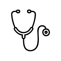 Stethoscope icon vector illustration 