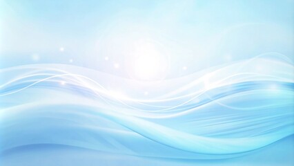 Blue and white liquid color blur abstract background wallpaper. Abstract blue background with waves and curves. Abstract background with translucent neon colored waves on white background