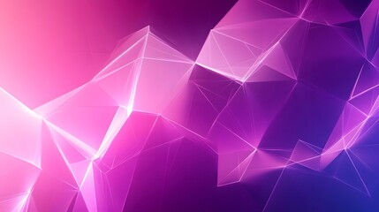 Obraz premium Abstract Purple and Pink Geometric Shapes