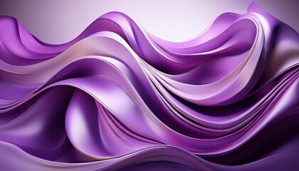 Obraz premium Abstract Purple Swirls illustration with smooth curves and dynamic movement
