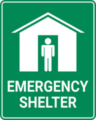 Emergency Shelter Sign