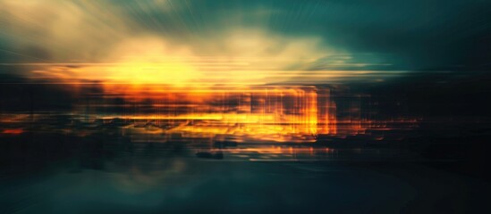 Abstract Blurred The Dark Background