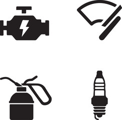 Car Maintenance vector design 