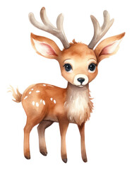 PNG Christmas reindeer cartoon mammal animal.