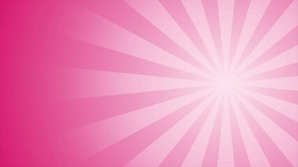 Magenta red color randomly rotating glowing optical flair light rays modern design loop able futuristic background