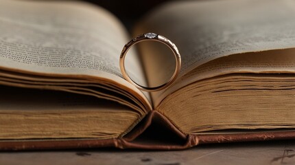 Obraz premium old book and glasses on the table