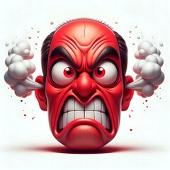 angry man face