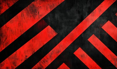 Black and red diagonal stripes with grunge texture.