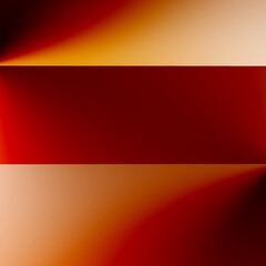 The image features an abstract background pattern characterized by vibrant colors including orange, red, peach, and amber. The design exudes a sense of colorfulness and artistic flair.