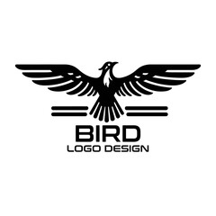 Naklejka premium Bird Vector Logo Design
