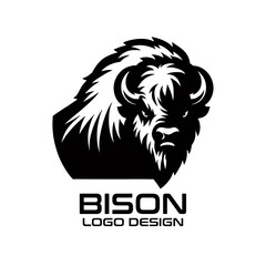 Bison Vector Logo Design