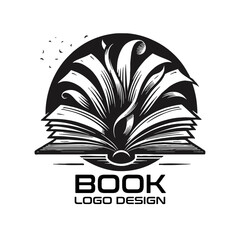 Book Vector Logo Design