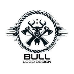 Bull Vector Logo Design
