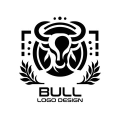 Bull Vector Logo Design