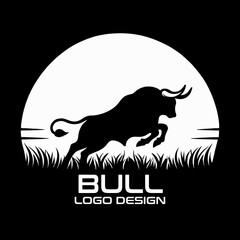 Bull Vector Logo Design