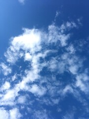 blue sky with clouds